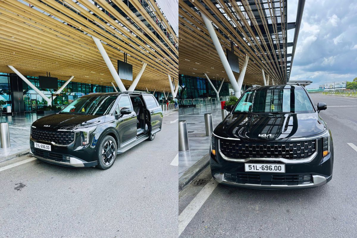 thuê xe 7 chỗ kia carnival đưa đón sân bay